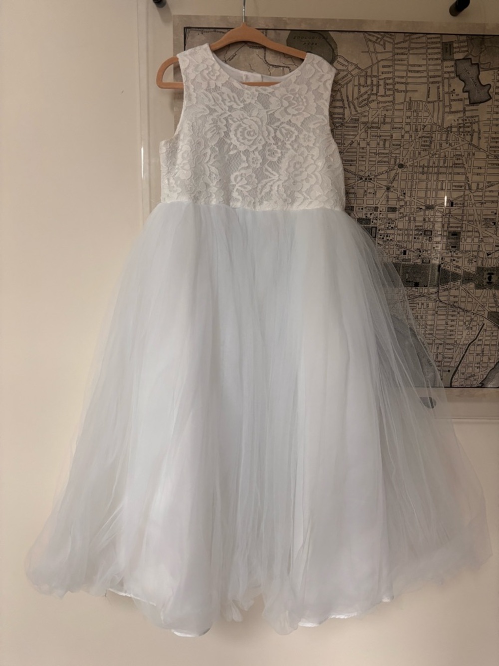 Ivory flower girl dress